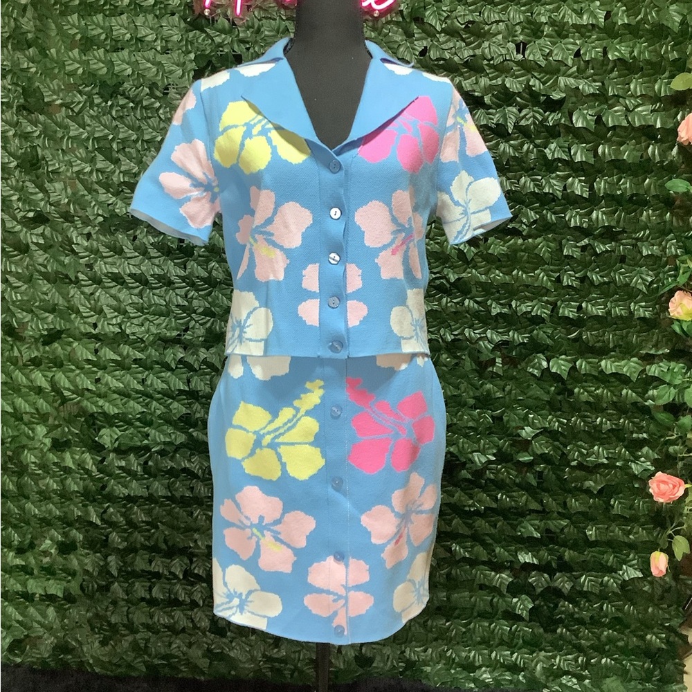 Just in Time for a Barbie Party ! Forever 21 Skirt Set 1x - BNWT